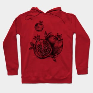 Pomegranate image Hoodie